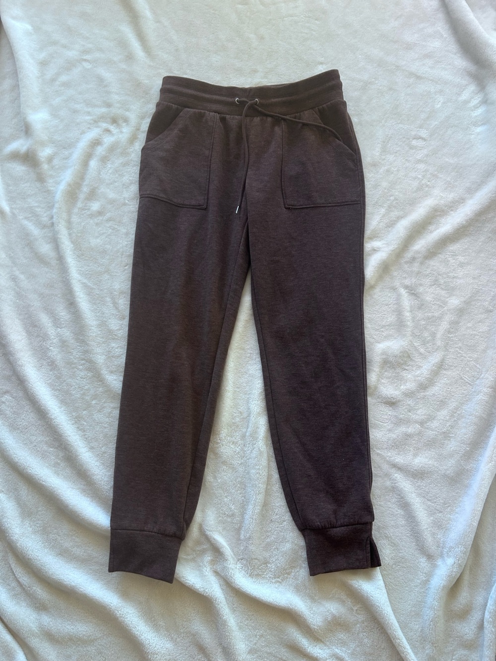 Te Verde Chocolate Brown Women’s Fleece Lined Jogger Sweatpants